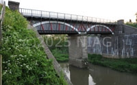 Iron Trunk aqueduct carrying the Grand Union Canal over the Great Ouse river.