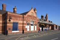 Kettering railway station at the start of the 2017 Rail Tour.