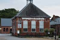 Former pump house of the 1901 Wellingborough Gas Works now converted into a café.