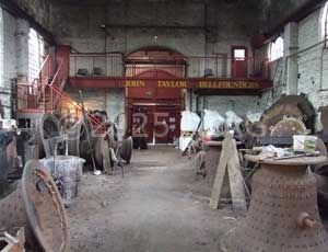 Inside the John Taylor Bell Foundry, Loughborough